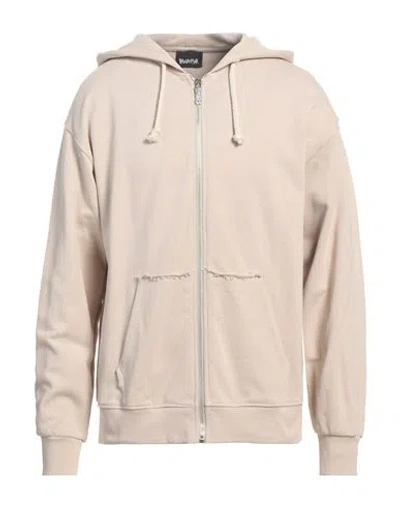 Disclaimer Man Sweatshirt Beige Size M Cotton