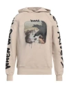Disclaimer Man Sweatshirt Beige Size L Cotton In Beige