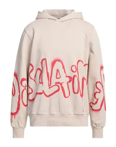 Disclaimer Man Sweatshirt Beige Size Xl Cotton