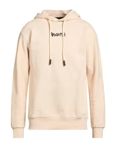 Disclaimer Man Sweatshirt Beige Size Xl Cotton In Neutral