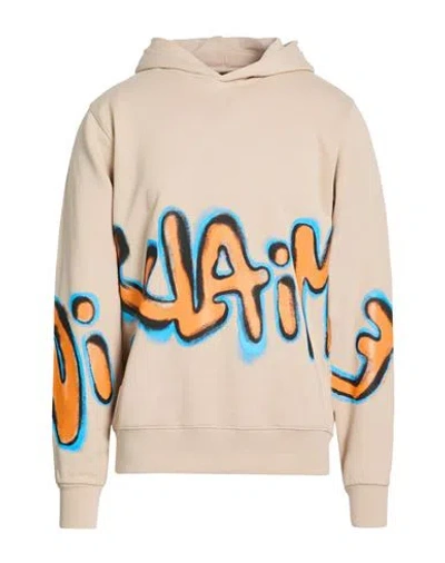 Disclaimer Man Sweatshirt Beige Size Xl Cotton In Neutral