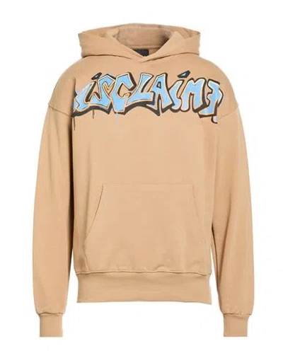 Disclaimer Man Sweatshirt Beige Size Xl Cotton In Brown