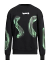 Disclaimer Man Sweatshirt Black Size L Cotton In Black