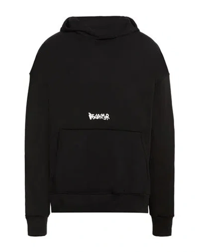 Disclaimer Man Sweatshirt Black Size L Cotton