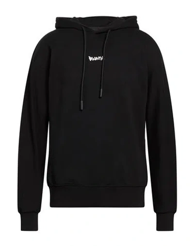Disclaimer Man Sweatshirt Black Size L Cotton