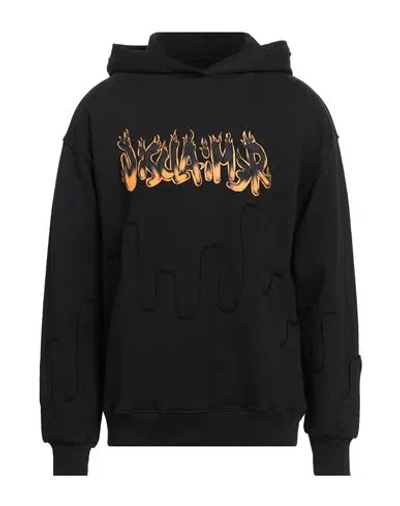 Disclaimer Man Sweatshirt Black Size M Cotton