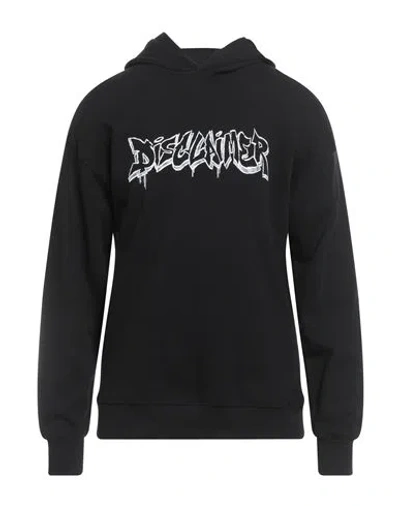 Disclaimer Man Sweatshirt Black Size M Cotton
