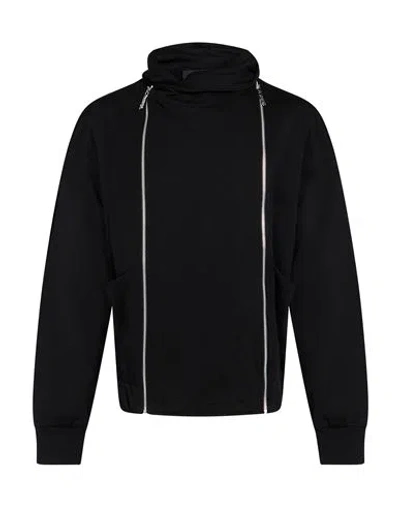 Disclaimer Man Sweatshirt Black Size M Cotton