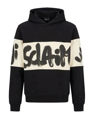Disclaimer Man Sweatshirt Black Size S Cotton