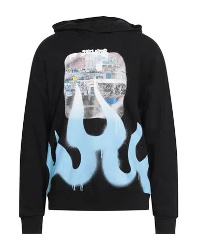 Disclaimer Man Sweatshirt Black Size Xl Cotton