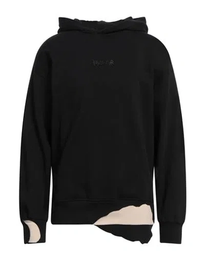 Disclaimer Man Sweatshirt Black Size Xl Cotton