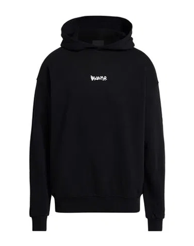 Disclaimer Man Sweatshirt Black Size Xl Cotton