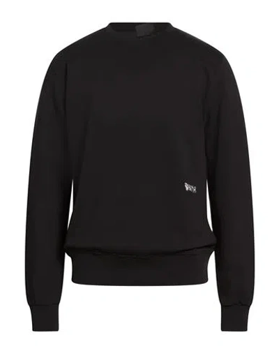 Disclaimer Man Sweatshirt Black Size Xl Cotton