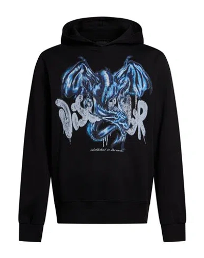 Disclaimer Man Sweatshirt Black Size Xl Cotton
