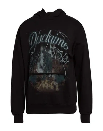 Disclaimer Man Sweatshirt Black Size Xl Cotton