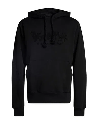 Disclaimer Man Sweatshirt Black Size Xl Cotton