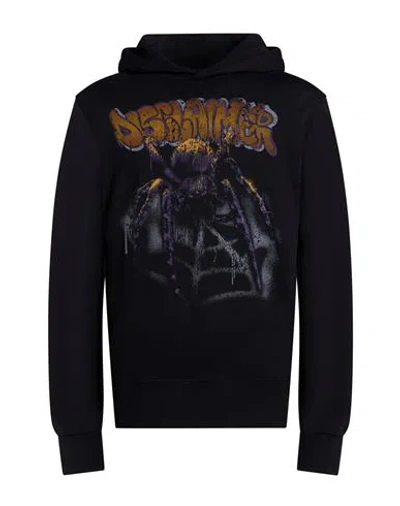 Disclaimer Man Sweatshirt Black Size Xl Cotton