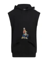 Disclaimer Man Sweatshirt Black Size Xl Cotton In Black