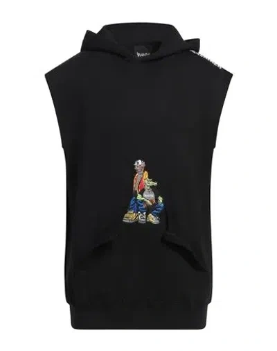 Disclaimer Man Sweatshirt Black Size Xl Cotton