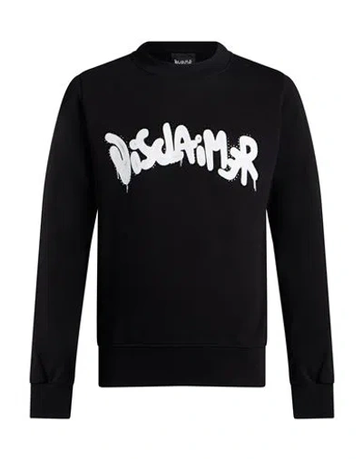 Disclaimer Man Sweatshirt Black Size Xs Cotton