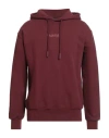 Disclaimer Man Sweatshirt Burgundy Size M Cotton In Red