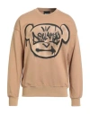 Disclaimer Man Sweatshirt Camel Size S Cotton In Brown