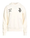 Disclaimer Man Sweatshirt Cream Size M Cotton