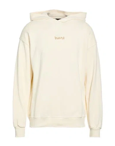 Disclaimer Man Sweatshirt Cream Size Xl Cotton In Neutral