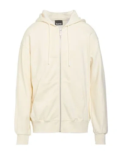 Disclaimer Man Sweatshirt Cream Size Xl Cotton In White