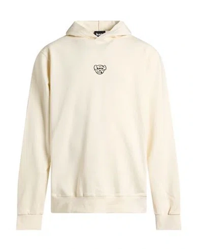 Disclaimer Man Sweatshirt Cream Size Xl Cotton In White