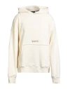 Disclaimer Man Sweatshirt Cream Size Xxl Cotton