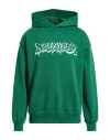 Disclaimer Man Sweatshirt Green Size Xl Cotton