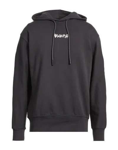 Disclaimer Man Sweatshirt Grey Size Xl Cotton In Gray