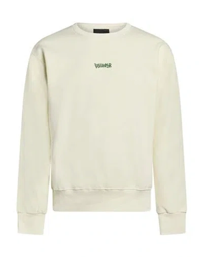Disclaimer Man Sweatshirt Ivory Size S Cotton In Multi