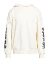 Disclaimer Man Sweatshirt Ivory Size Xl Cotton In Multi