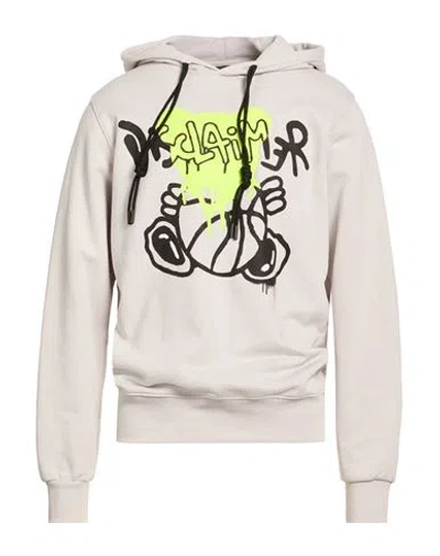 Disclaimer Man Sweatshirt Light Grey Size Xl Cotton In Neutral