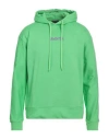Disclaimer Man Sweatshirt Lime Green Size L Cotton