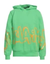 Disclaimer Man Sweatshirt Lime Green Size Xl Cotton