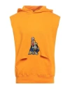 Disclaimer Man Sweatshirt Orange Size L Cotton