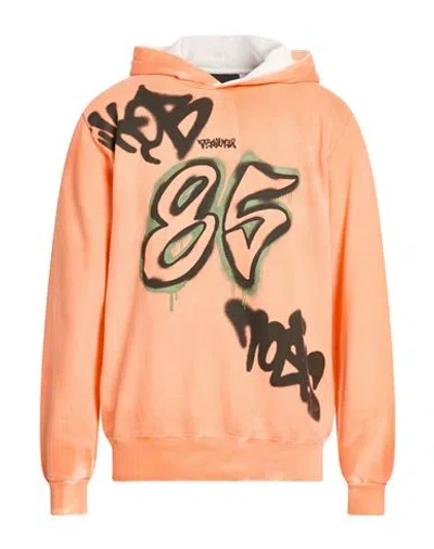 Disclaimer Man Sweatshirt Orange Size M Cotton In Pink