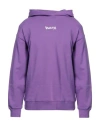 Disclaimer Man Sweatshirt Purple Size L Cotton In Purple