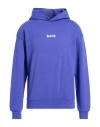 Disclaimer Man Sweatshirt Purple Size L Cotton In Blue