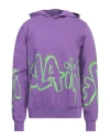 Disclaimer Man Sweatshirt Purple Size M Cotton