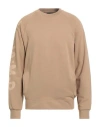 Disclaimer Man Sweatshirt Sand Size S Cotton In Brown