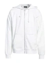 Disclaimer Man Sweatshirt White Size L Cotton
