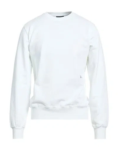 Disclaimer Man Sweatshirt White Size M Cotton
