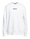 Disclaimer Man Sweatshirt White Size Xl Cotton