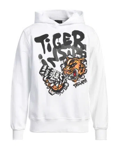 Disclaimer Man Sweatshirt White Size Xl Cotton
