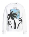Disclaimer Man Sweatshirt White Size Xl Cotton In White