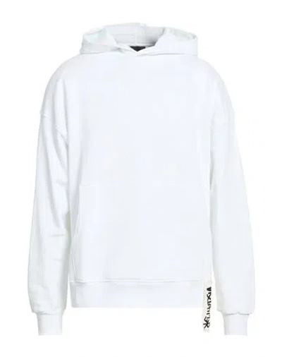 Disclaimer Man Sweatshirt White Size Xl Cotton